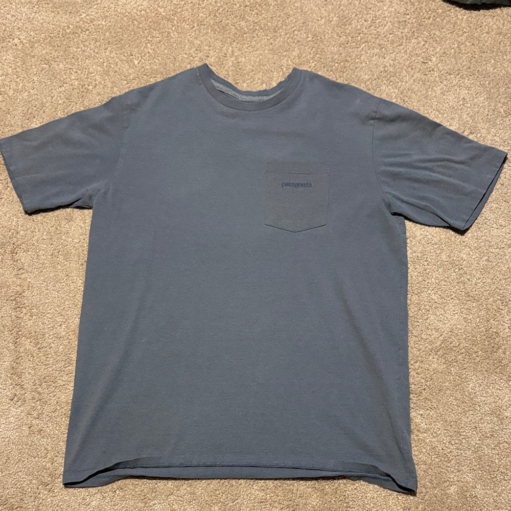Patagonia Men's Slate Blue Short Sleeve Tee